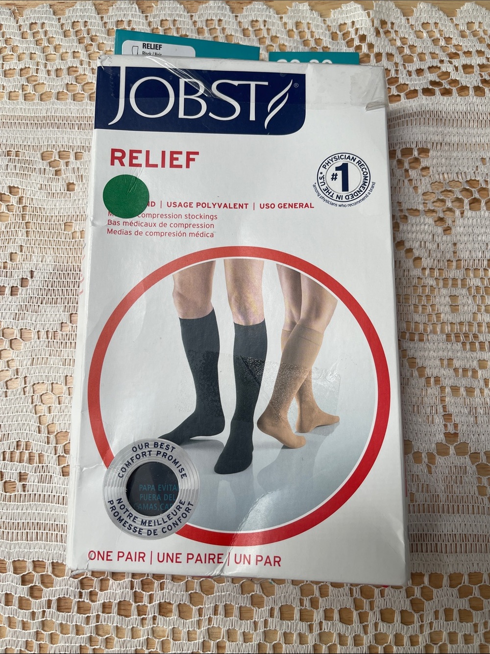 Relief Compression Knee-High Socks - Black